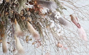 Kwalitatieve foam- en zijdebloemen en planten